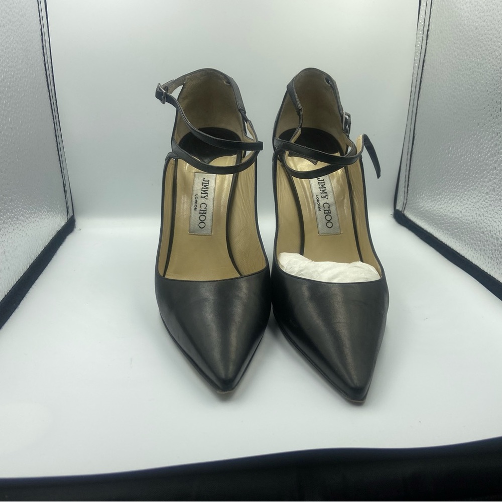 Jimmy Choo Black Apricot heels
